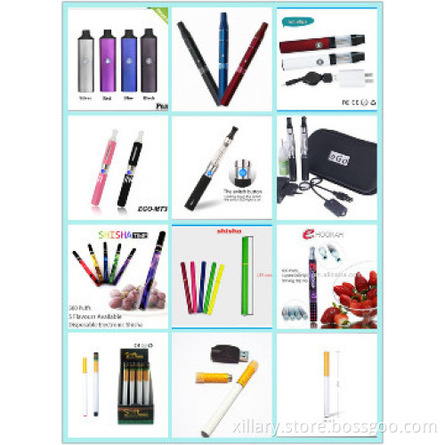 High quailty tank-style 280mah battery disposable electronic cigarette
